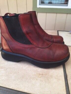 Ladies Dansko Cordovan Leather Chelsea Boots - Slip-On Comfort